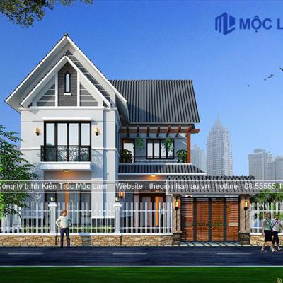 Hồ Sơ Thiết Kế Nhà 2 Tầng Chữ L