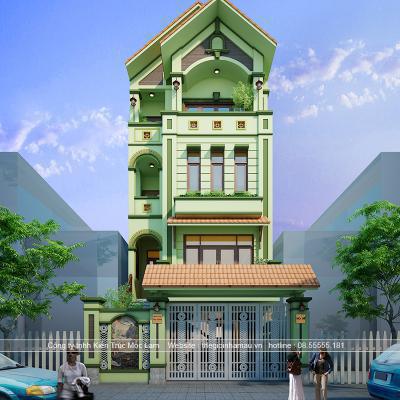 Hồ Sơ Thiết Kế Nhà Phố 4 Tầng